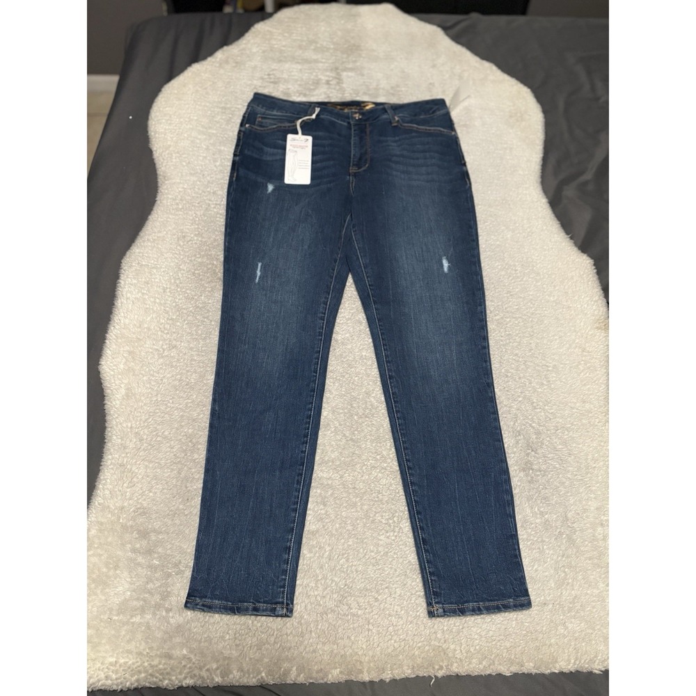 New Seven 7 High Rise Legging Booty Shaper Jeggings Size 14 Pants Stretch NWT